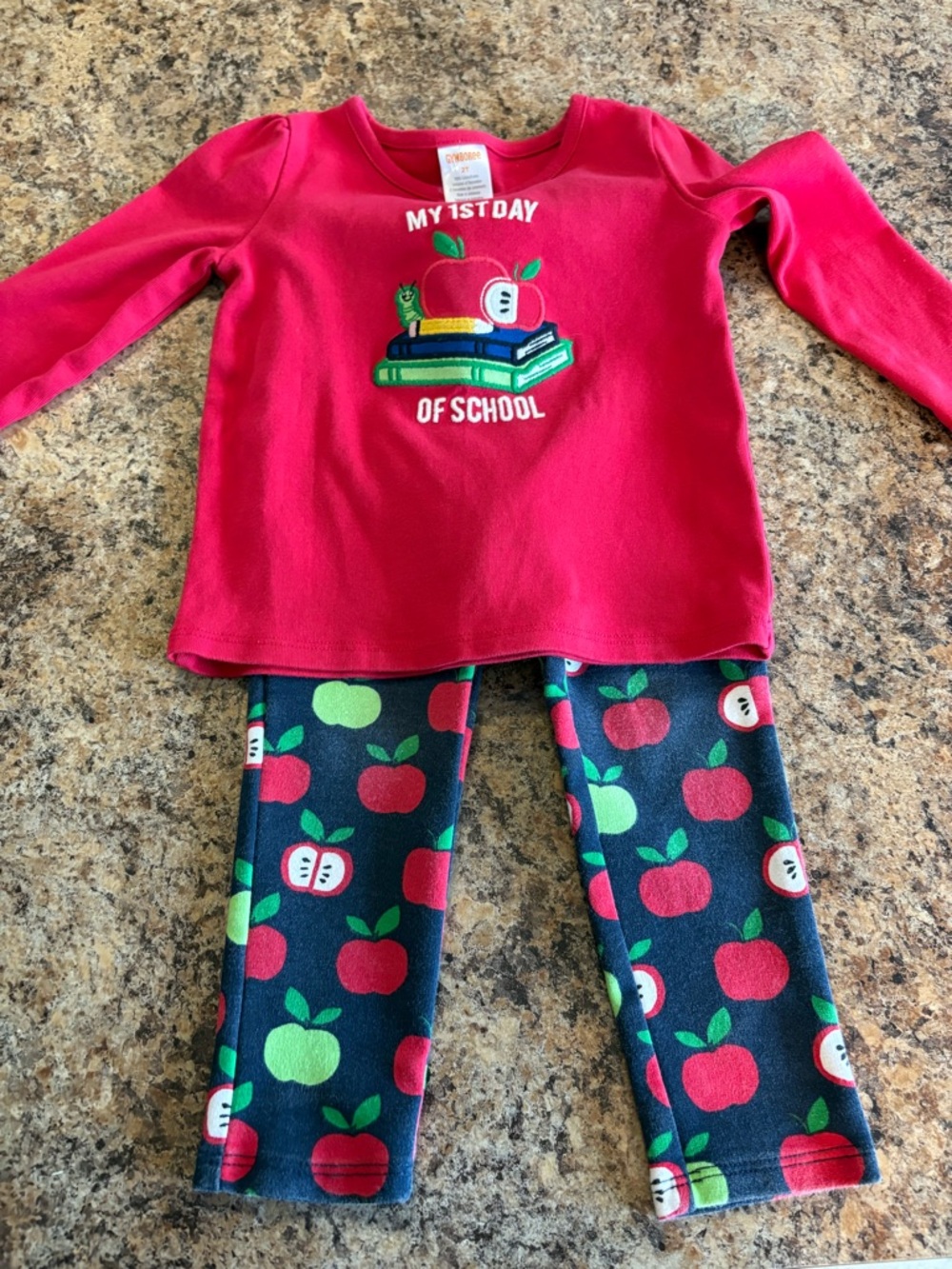 Vintage Y2K Gymboree back to school set 2T